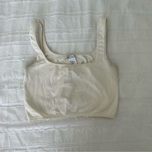 White Zara tank